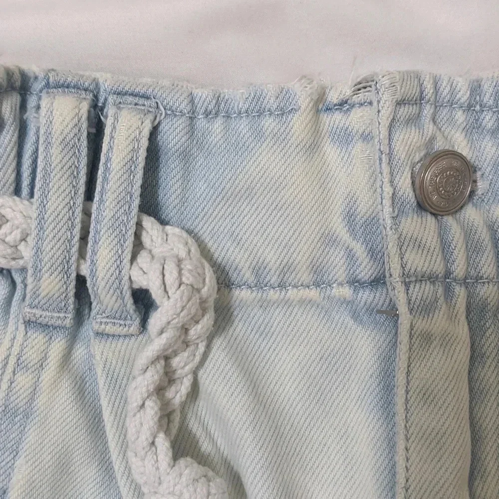 We The Free High Waisted Short, Color Light Blue, Size 25